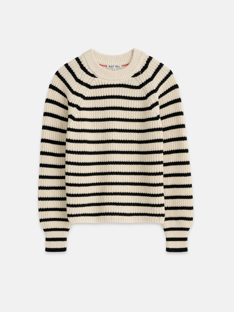 Amalie Pullover Sweater In Stripe | Alex Mill