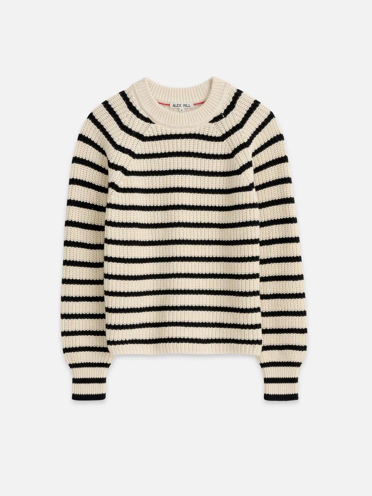 Amalie Pullover Sweater In Stripe | Alex Mill