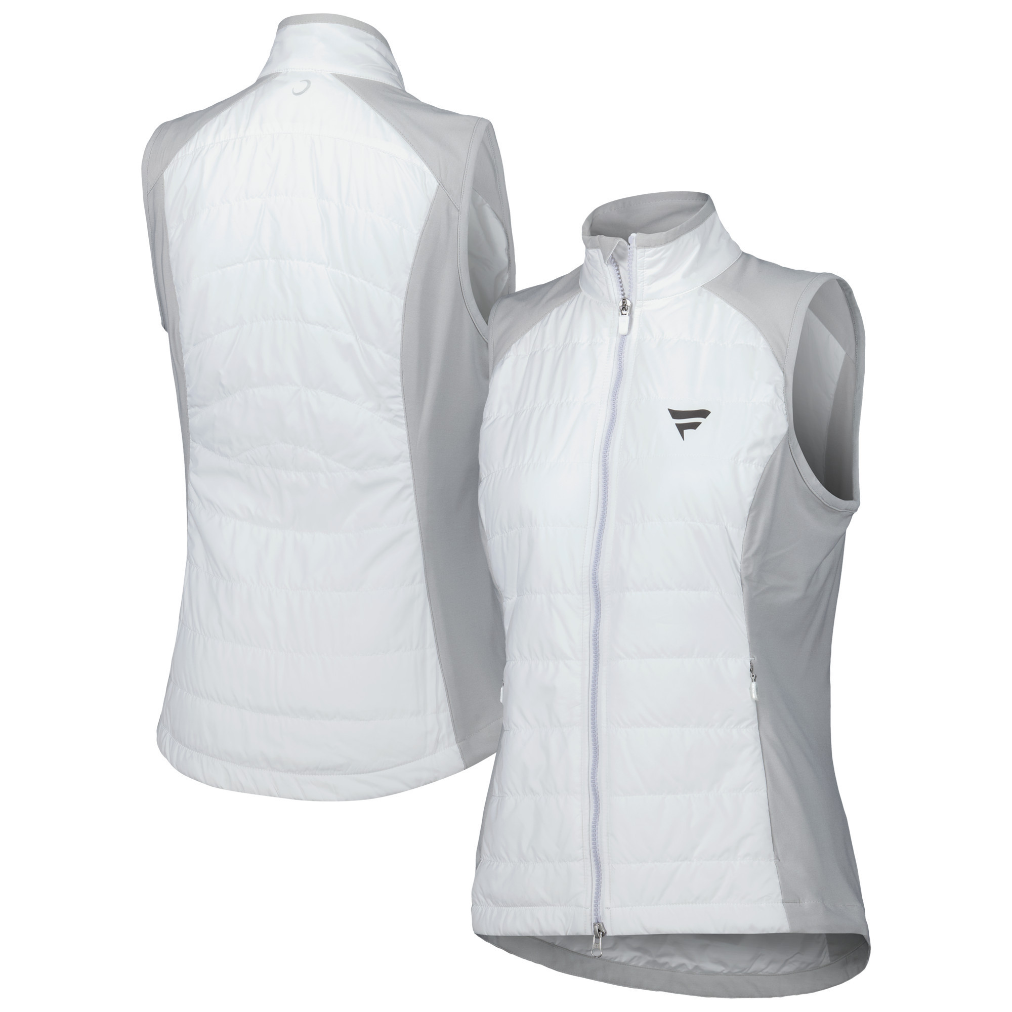 Women's Zero Restriction White Fanatics Corporate Tess Dual Full-Zip Vest | Fanatics