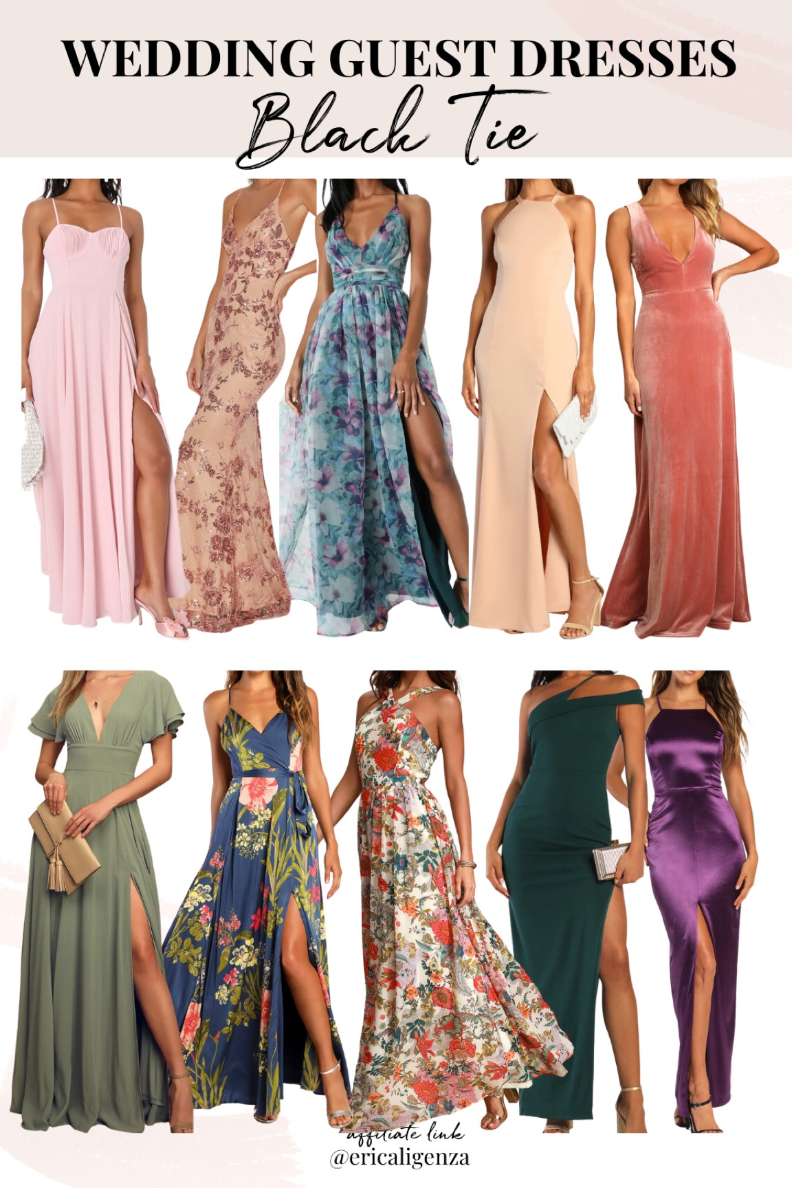 Black tie wedding guest dress options under $100 from Lulus 🖤

Black tie event dress // wedding guest dress // formal wedding guest dress // pink formal dress // beaded black tie dress // lavender floral formal dress // peach wedding guest dress // velvet wedding guest dress // shirt sleeve formal wedding guest dress // floral formal dress // floor length floral dress // one shoulder black tie event dress // satin formal dress 

#LTKwedding #LTKFind #LTKunder100