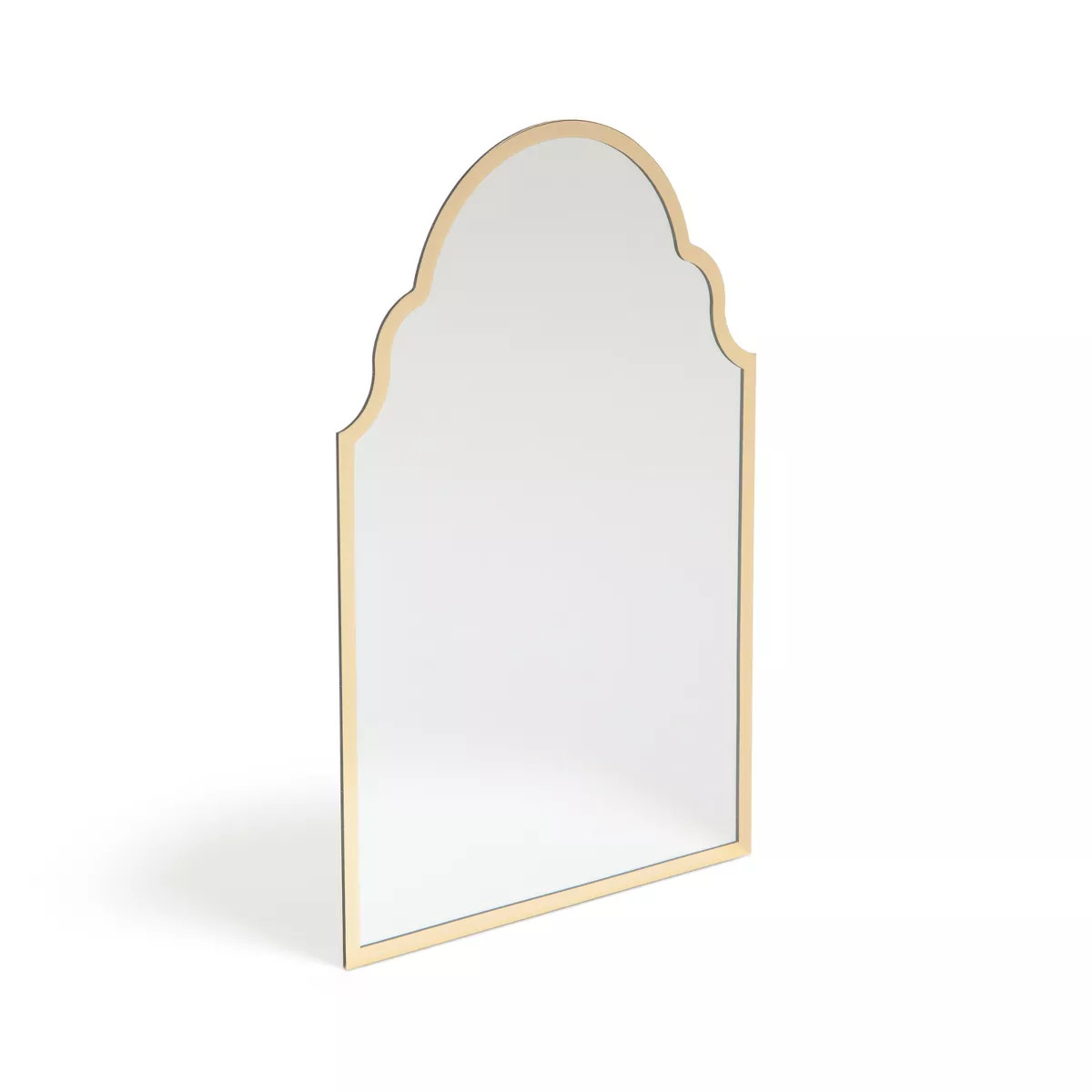 U Brands 9"x6" Magnetic Arch Mirror Gold | Target