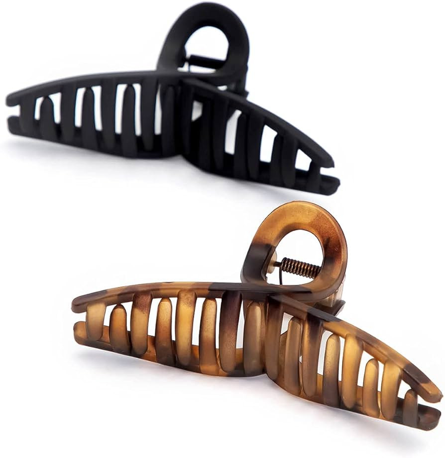 Kitsch Large Hair Clips for Women - Jumbo Loop Hair Claw Clips for Thick Hair | Big Hair Clip & C... | Amazon (US)