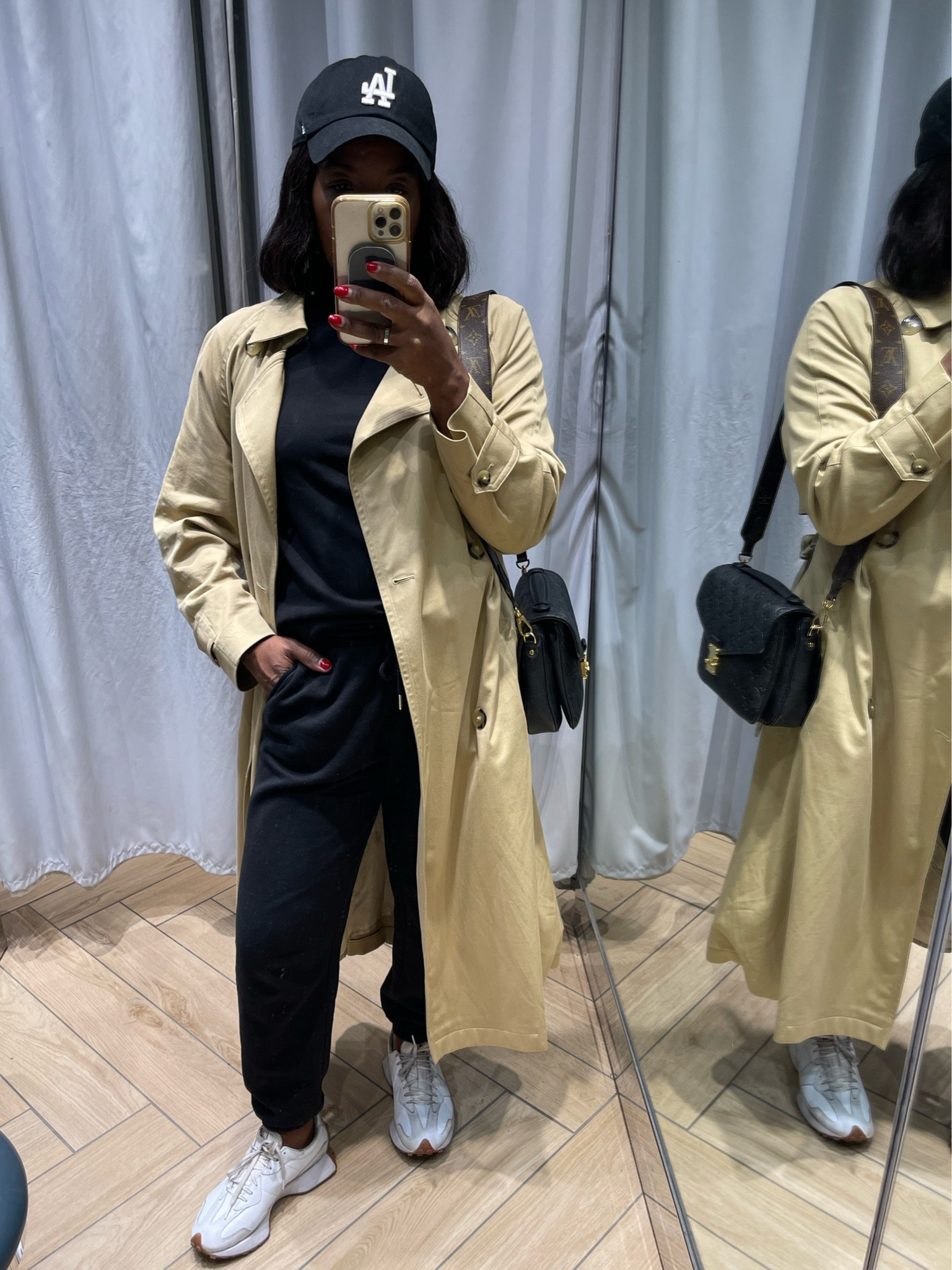 Casual outfit idea. I love wearing trench coats layered with warmer pieces. 

#LTKover40 #LTKSeasonal #LTKstyletip