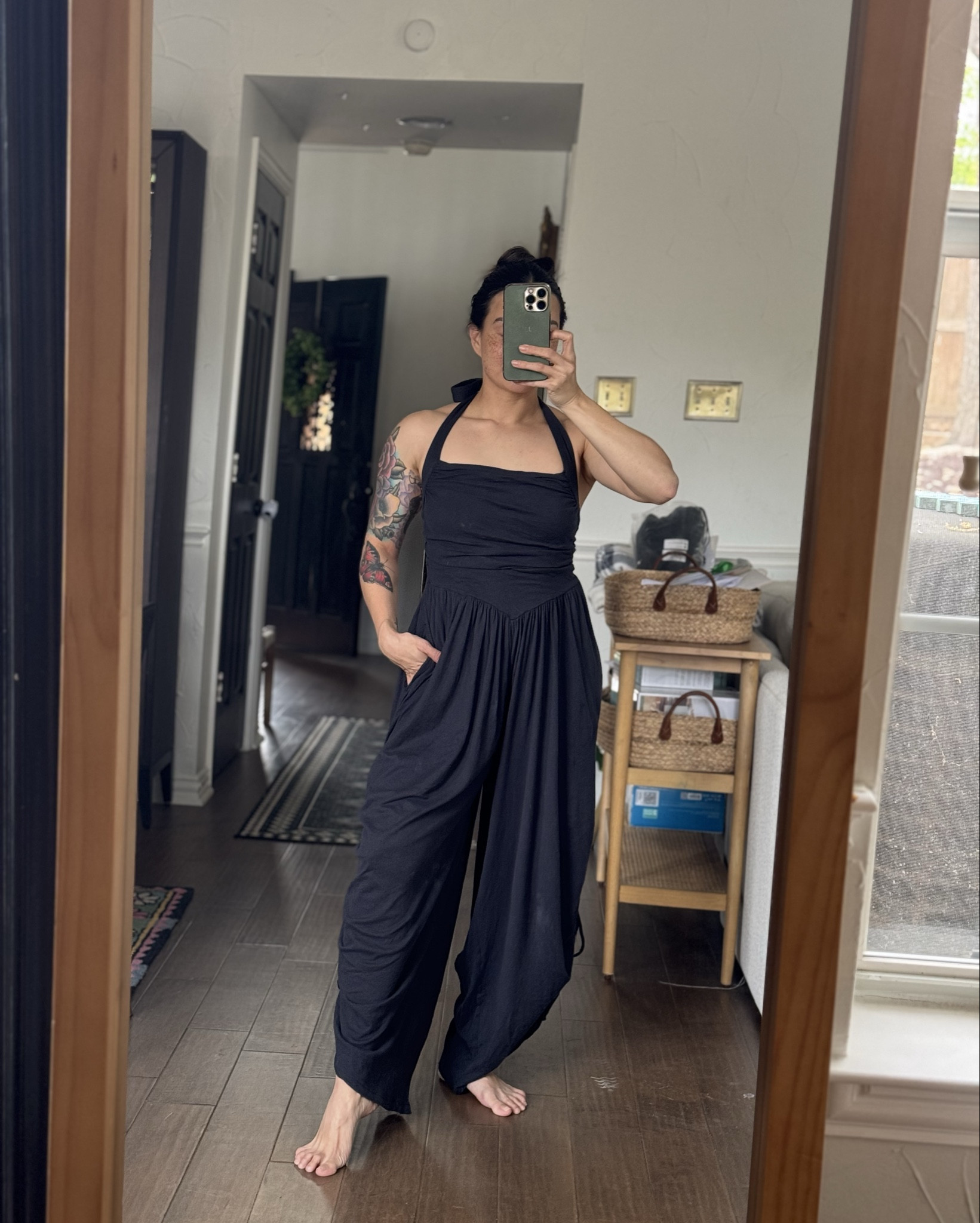 Definitely going to be my grab and go outfit for a while #ootd #ltkoutfit 

5ft 126 lbs Bcup 27 jeans 
wearing size small 

#LTKStyleTip #LTKPetite