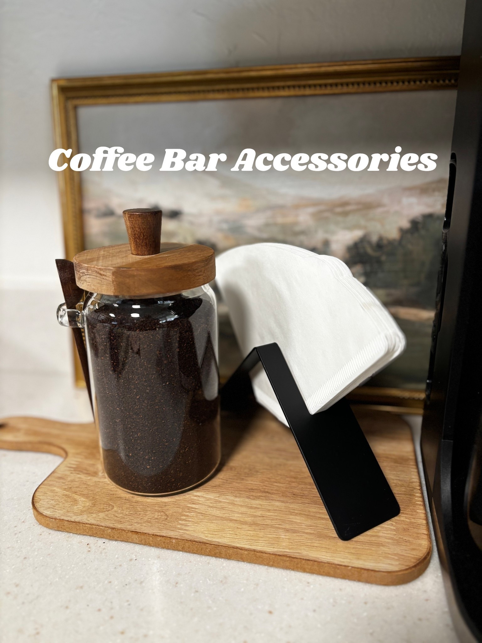 I love my new coffee bar set up! These would be great gifts for the coffee lover in your life🥰 the canister is airtight, and the wooden spoon is so cute! The filter holder is sleek and could go with any decor style, there are other colors available as well! The canister is $12 and the filter holder is only $9 

#LTKHome #LTKHoliday #LTKGiftGuide