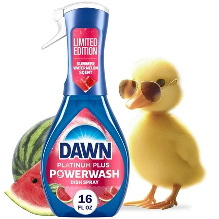 Dawn Powerwash Spray, Dish Soap, Dishwashing Liquid, Summer Watermelon, 1 Starter Kit, 16 Fl Oz | Walmart (US)