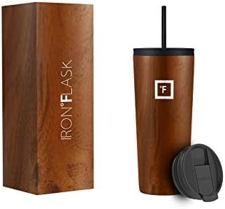 Amazon.com: IRON °FLASK Classic Tumbler 2.0 - 24 Oz, 2 Lids (Straw/Flip), Vacuum Insulated Stain... | Amazon (US)