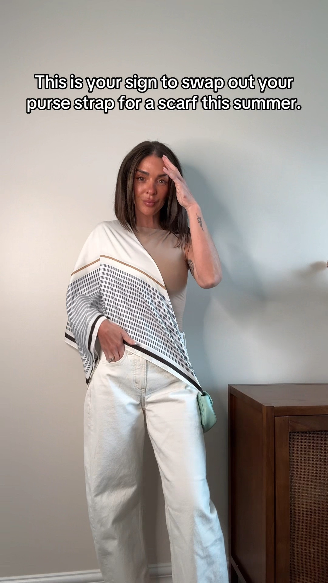 This is your sign to swap our your purse strap for a scarf this summer  

#LTKgrwm #LTKSeasonal #LTKOver40