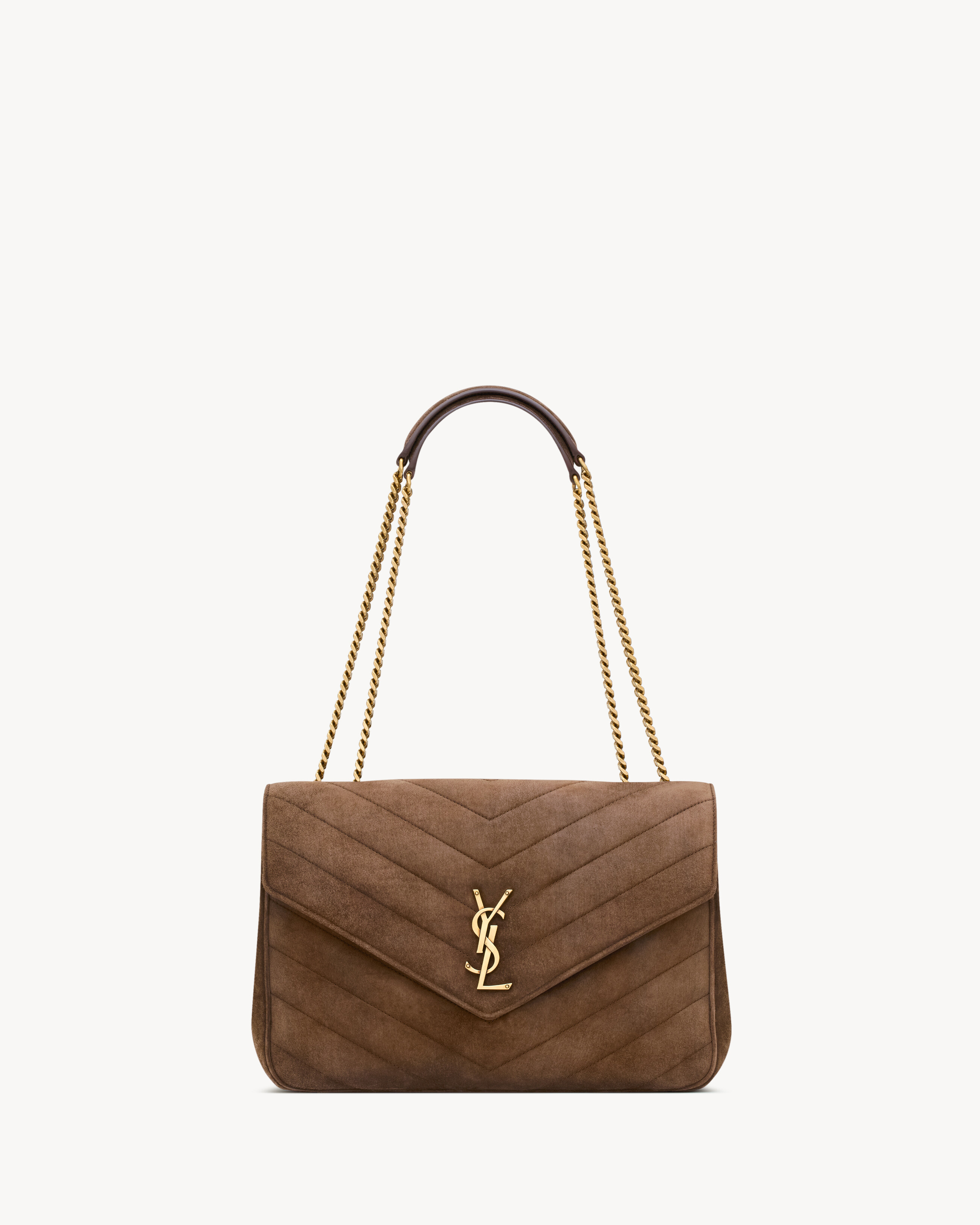 LOULOU large in MATELASSÉ suede | Saint Laurent Inc. (Global)