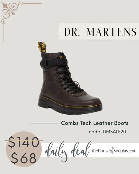 Dr. Marten boots EXTRA 20% OFF select sale with code DMSALE20