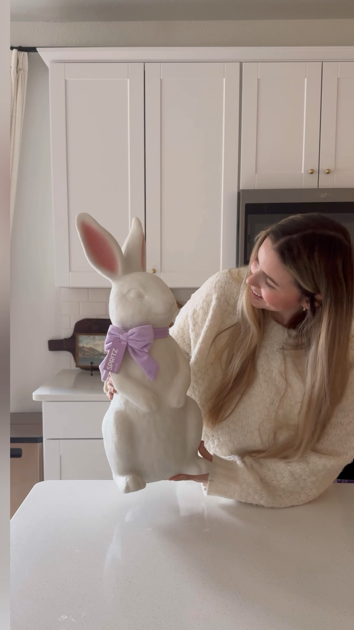 The prettiest flocked bunny with a purple bow from Target! 

#LTKSeasonal #LTKWatchNow