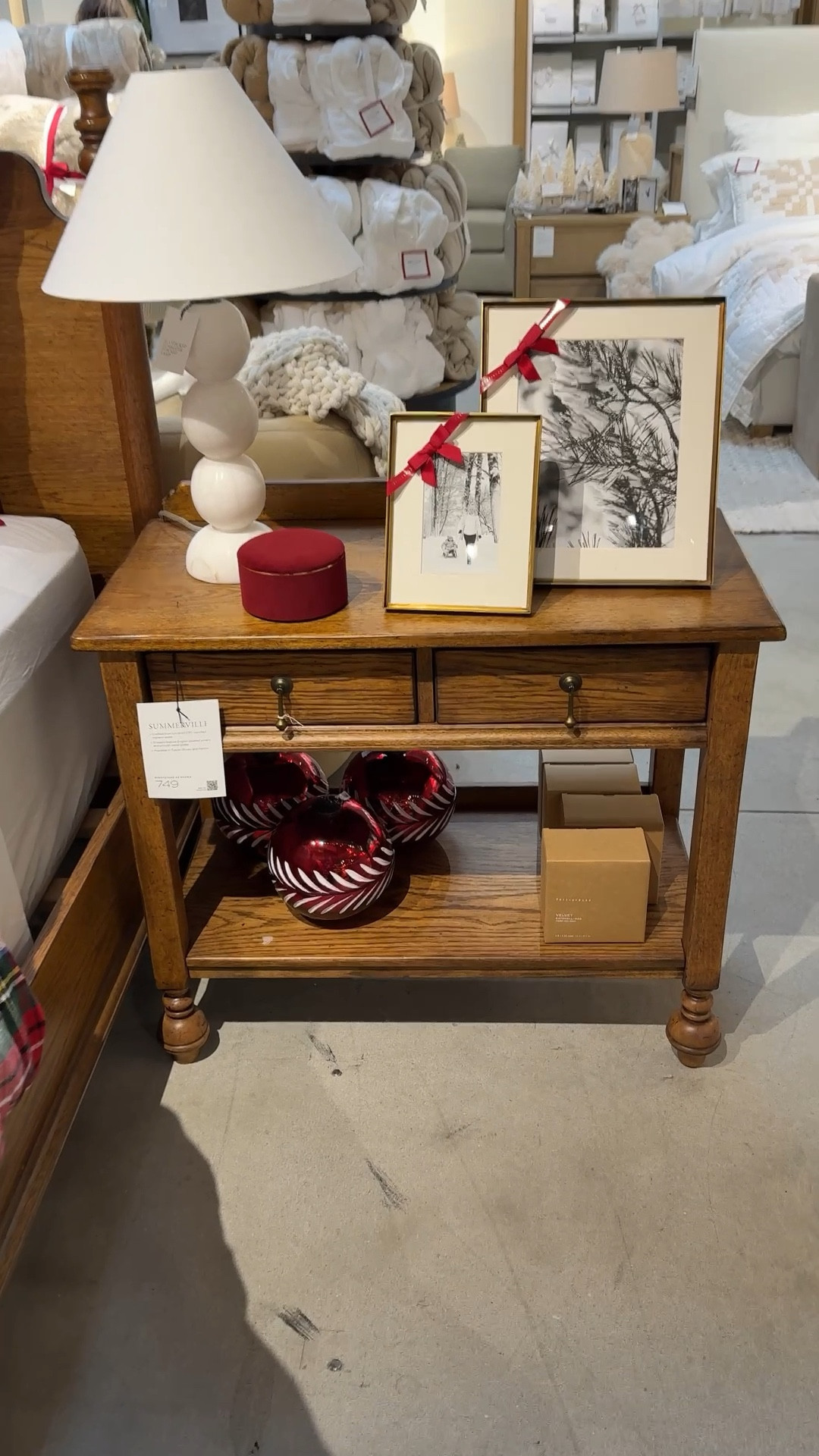 The Summerville Nightstand brings that perfect blend of cozy charm and heritage-inspired design to your bedroom. 🤎 The Tuscan Brown finish gives it an antique, timeworn feel—like a piece that’s been loved for generations. With its traditional silhouette, rustic farmhouse character, and beautifully crafted FSC-certified wood, it feels classic yet effortless in any space.

Two drawers and an open shelf make it as functional as it is timeless, giving you room to tuck away nighttime essentials while keeping your bedside styled and serene. Linked more heirloom-inspired pieces from this collection for a full, collected look. ✨
#PotteryBarn #Nightstand #ClassicHomeDecor

#LTKHome #LTKSaleAlert #LTKHoliday