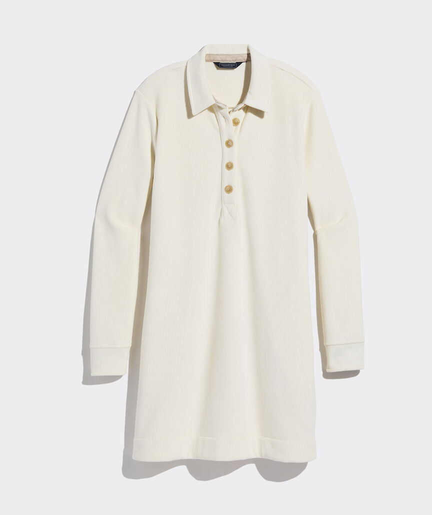 Cozy Knit Cord Popover Dress | vineyard vines