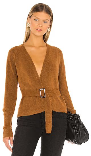 Mara Cardigan in Camel | Revolve Clothing (Global)