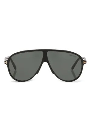 TOM FORD Eyewear Vladimir Pilot Sunglasses | Black | FARFETCH AU | Farfetch Global