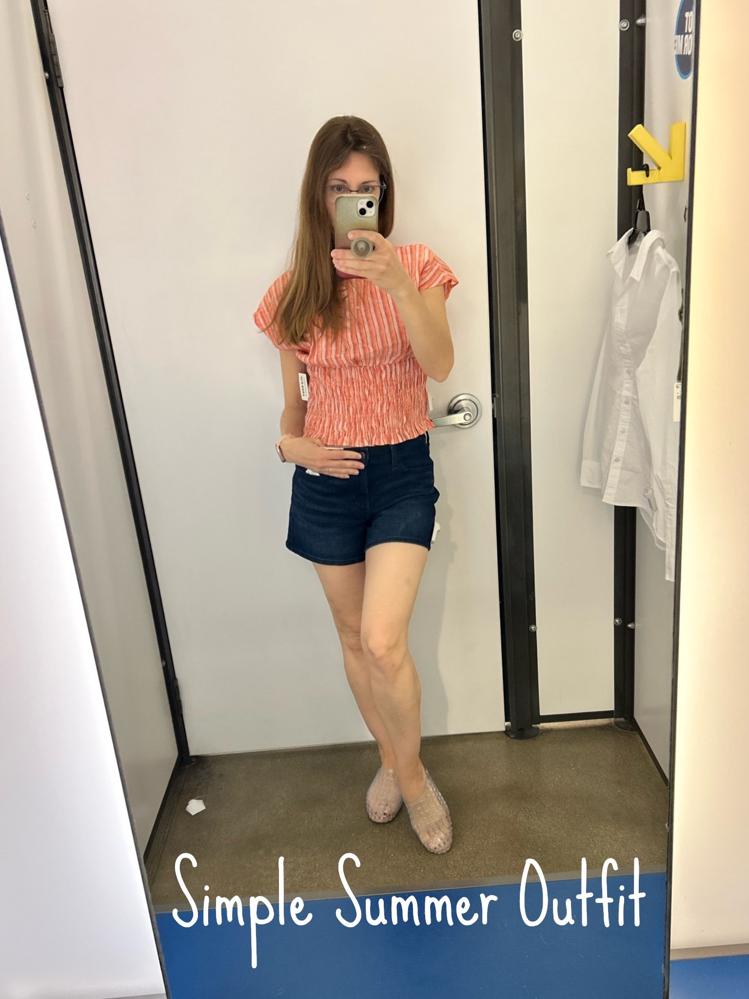 Choose a fun blouse instead of a regular tee or tank to elevate your outfit with little effort. 

Wearing a pair of clear shoes elongates the leg and puts the focus on your adorable outfit.

Everything I’m wearing is from Old Navy

summer outfits

#LTKootd #LTKmomlife #LTKOver40