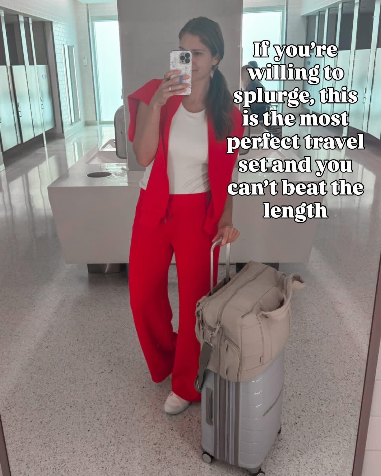 100% worth the splurge for this Spanx set!! I absolutely love the bright red and it’s super comfy for long travel days! 

Matching set Comfy set Tall girl finds Tall girl pants Spanx Red set Valentine’s Day Stang and co Tall girl approved 

#LTKTravel #LTKValentine #LTKTall