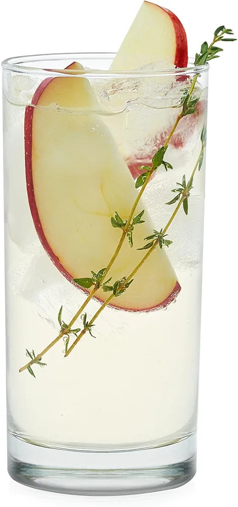 Libbey Heavy Base Drinking Glasses Set of 8, 15.5 Oz Elegant, Weighted Clear Water Glasses, Dishw... | Amazon (US)