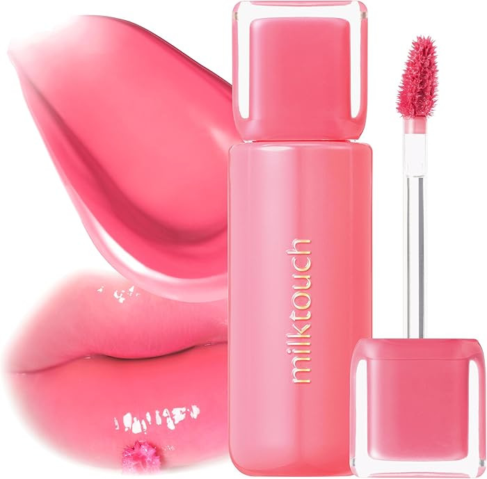 MILKTOUCH Jelly Lip Glow Tint - Hydrating Lip Gloss with Long-Lasting Moisture, Lip Stain, Lightw... | Amazon (US)