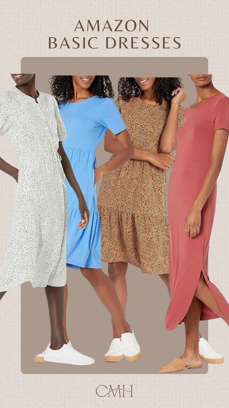 I’m finding these simple Amazon Basic dresses are good quality, fit, and style. At very affordable prices. Great light summer dresses.

#LTKStyleTip #LTKSeasonal #LTKWorkwear