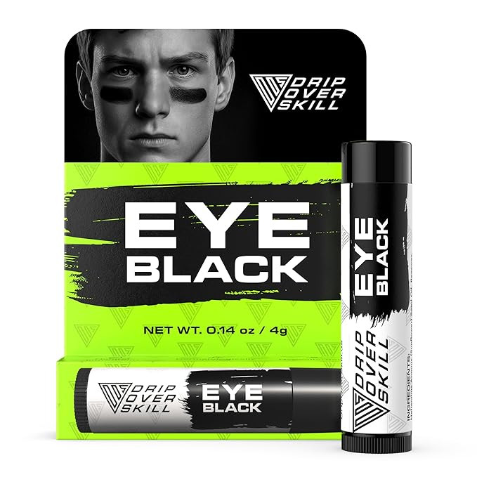 D.R.I.P Over Skill Eye Black & Sports Face Paint, Natural Ingredients, Dermatologist-Tested, Hypo... | Amazon (US)
