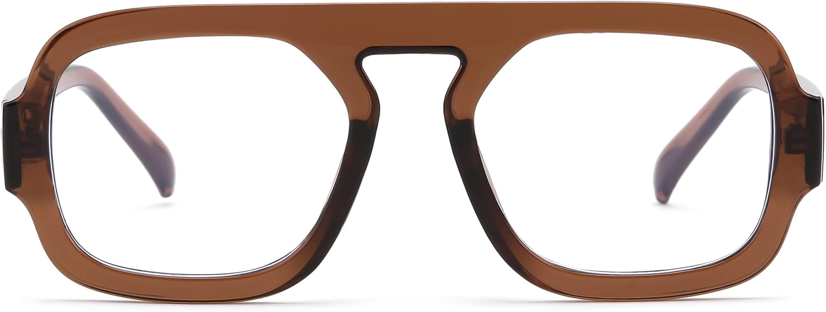 FEISEDY Fashion Blue Light Blocking Glasses for Woman Men Trendy Vintage Square Frame Stylish Fak... | Amazon (US)