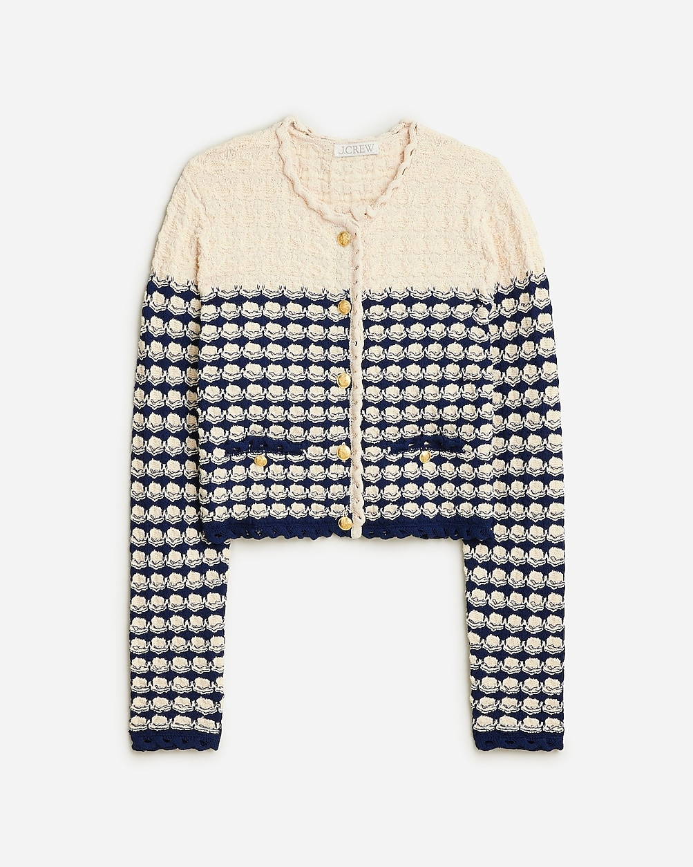Textured crochet lady jacket | J. Crew US