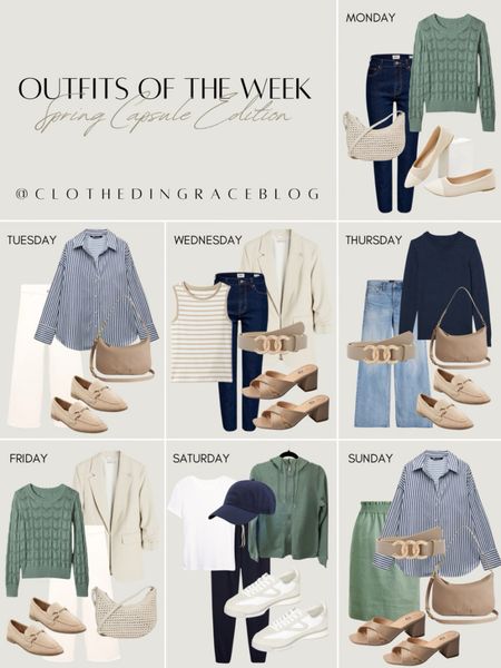A week of outfits from the Spring Capsule 


#LTKfindsunder50 #LTKstyletip #LTKworkwear