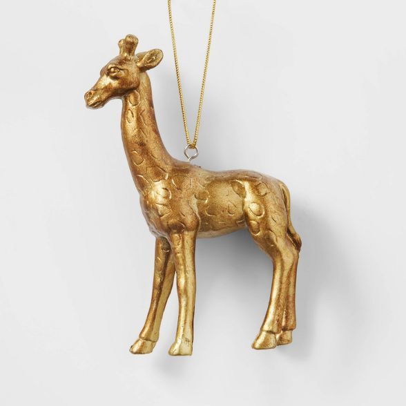 Metallic Giraffe Christmas Tree Ornament - Wondershop™ | Target