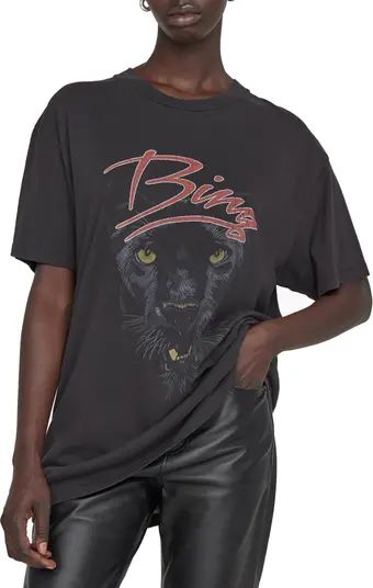 Walker Panther Oversize Organic Cotton Graphic Tee | Nordstrom