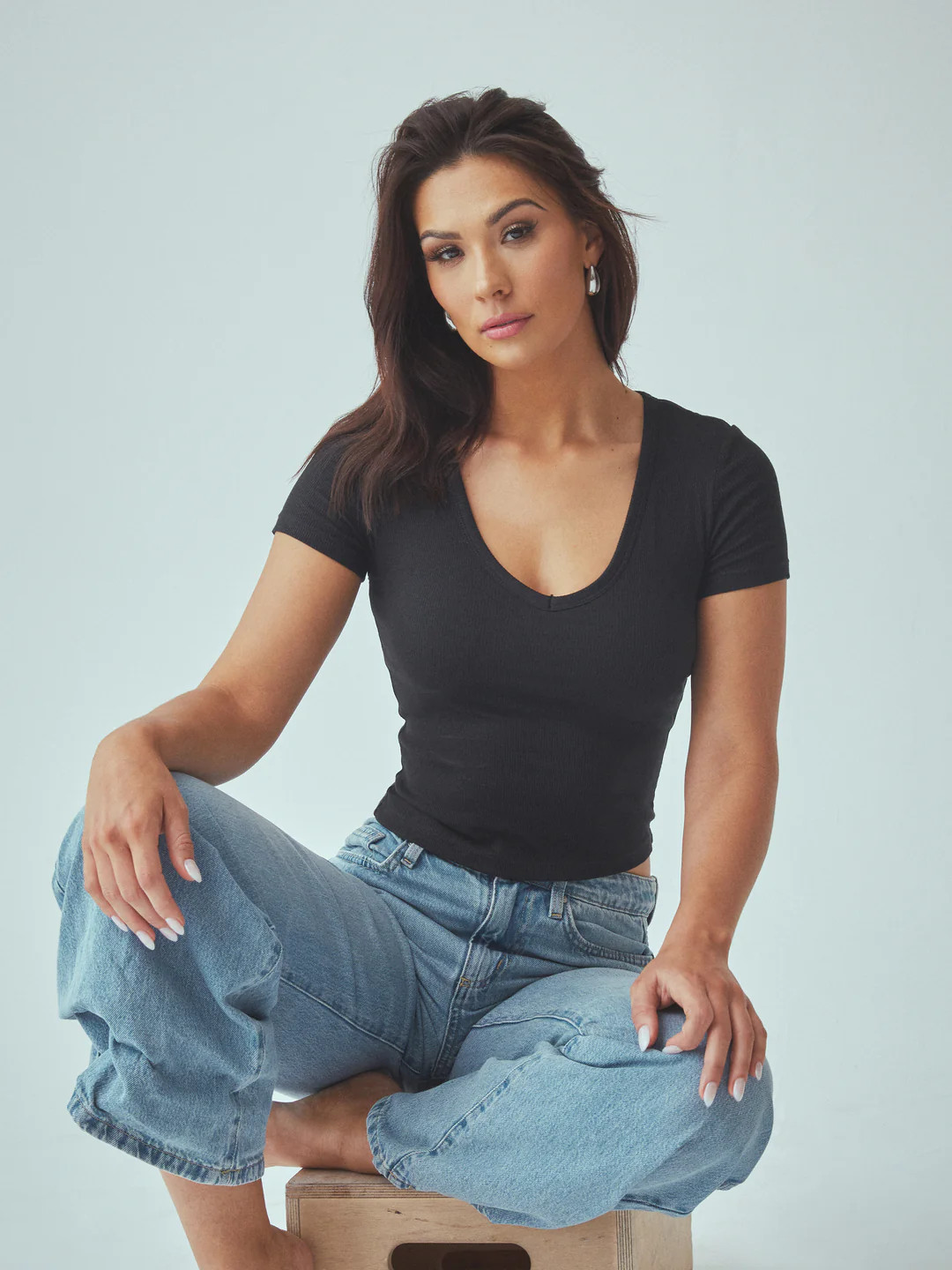 Bamboo V-Neck T-Shirt Brami | Klassy