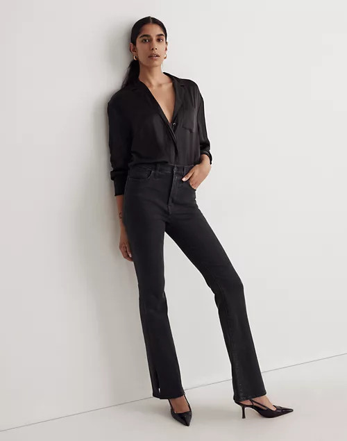 Skinny Flare Jeans in Bellhaven Wash: Slit-Hem Edition | Madewell