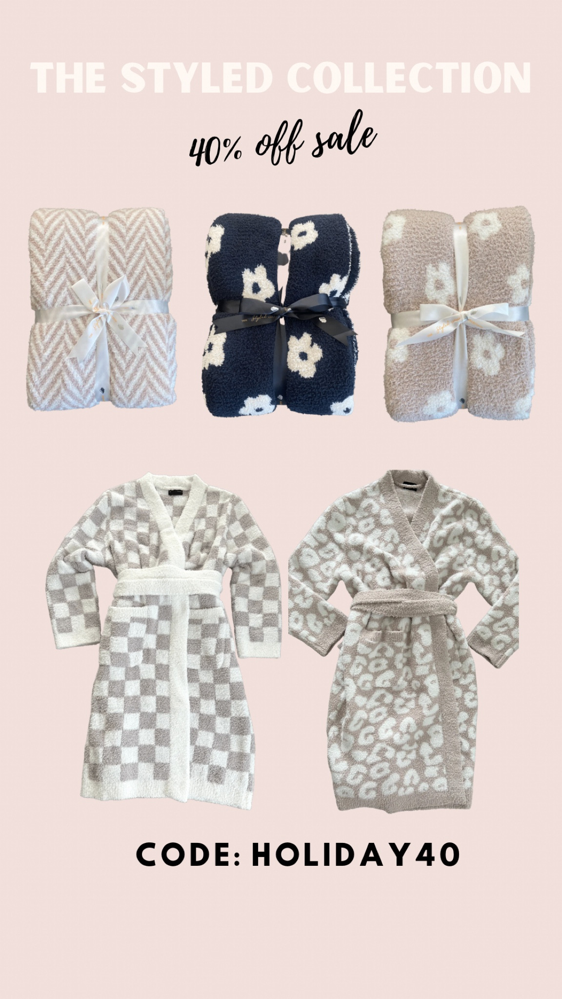 40% off with code holiday40

These make great Christmas gifts. The blankets are HUGE and so soft, better than barefoot dreams in my opinion and come in a ton of different colors and prints! 



#LTKHoliday #LTKunder100 #LTKsalealert