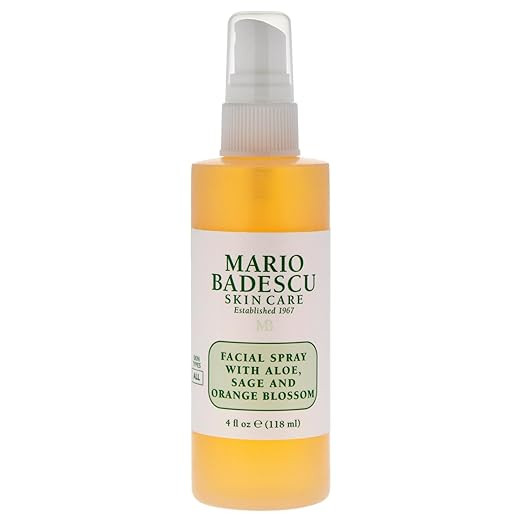 Mario Badescu Facial Spray with Aloe, Sage and Orange Blossom for All Skin Types | Face Mist that... | Amazon (US)