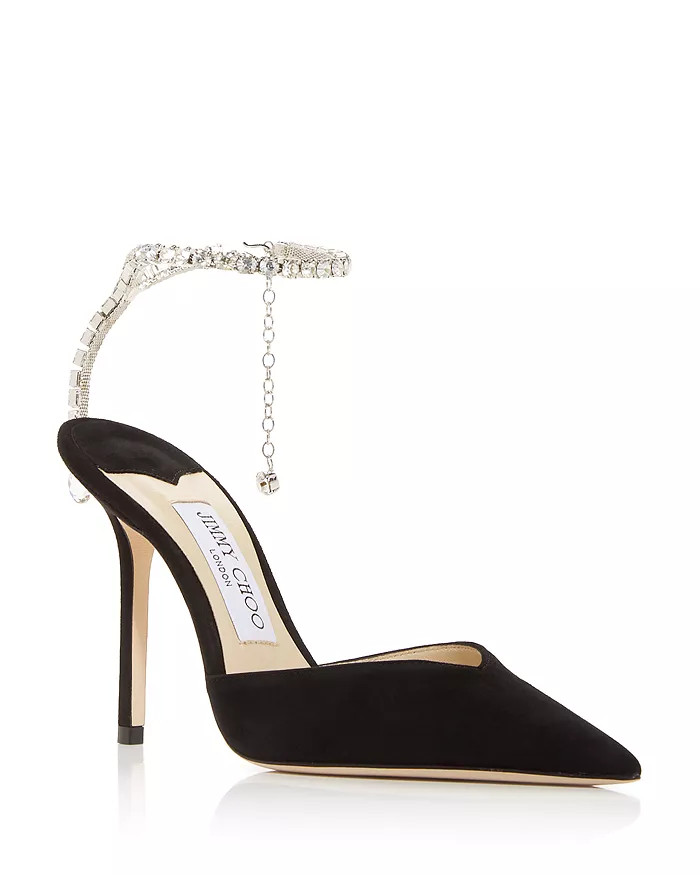 Women's Saeda 100 Embellished Pointed Toe Pumps | Bloomingdale's (US)
