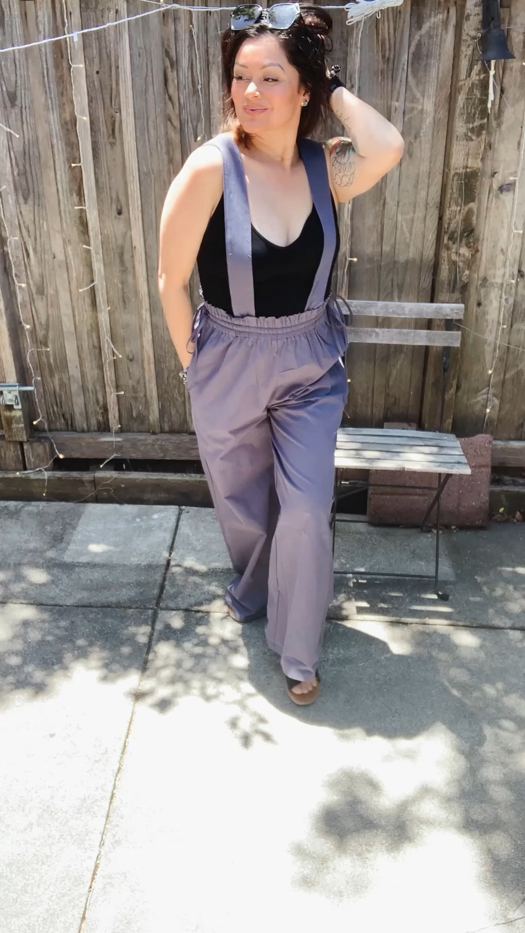 Jumpsuit 3bn 
Kinsley Armelle use code: ALIT20
Top size medium 
Sandals 6

Summer outfit
Jumpsuit 

#LTKTravel #LTKOver40 #LTKSaleAlert