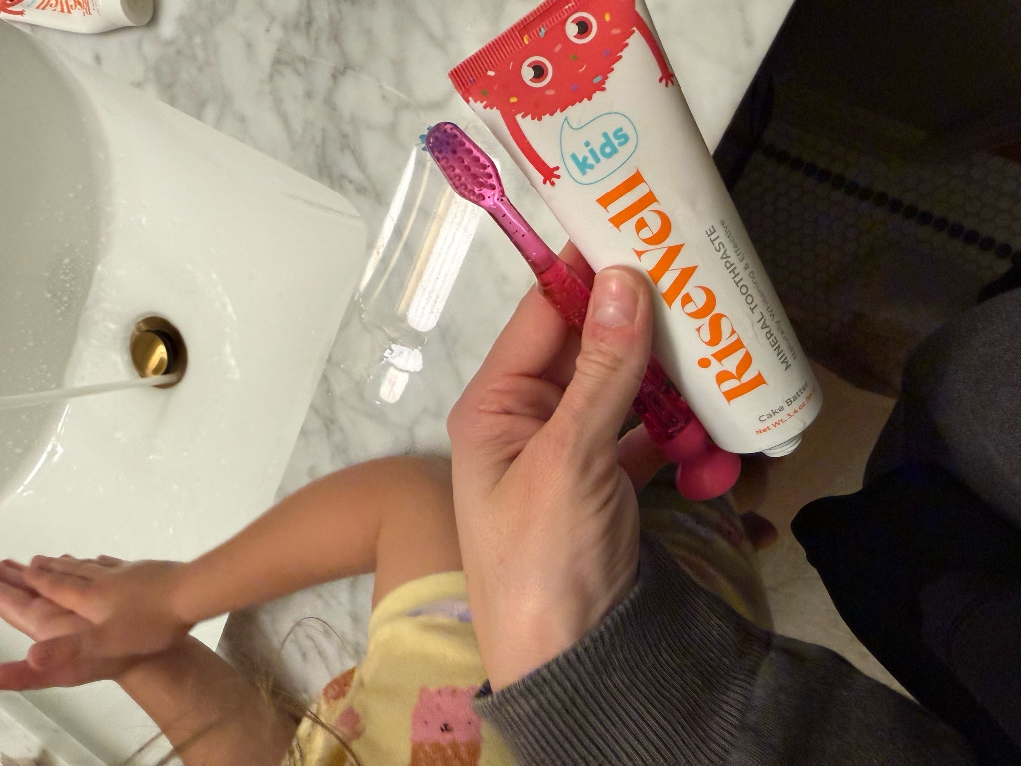 kids fav toothpaste. non toxic, safe to eat, & no added fluoride!! 

love these tooth brushes- they light up + it’s a one minute timer to help kids with brushing time!

#LTKmomlife #LTKselfcare #LTKKids