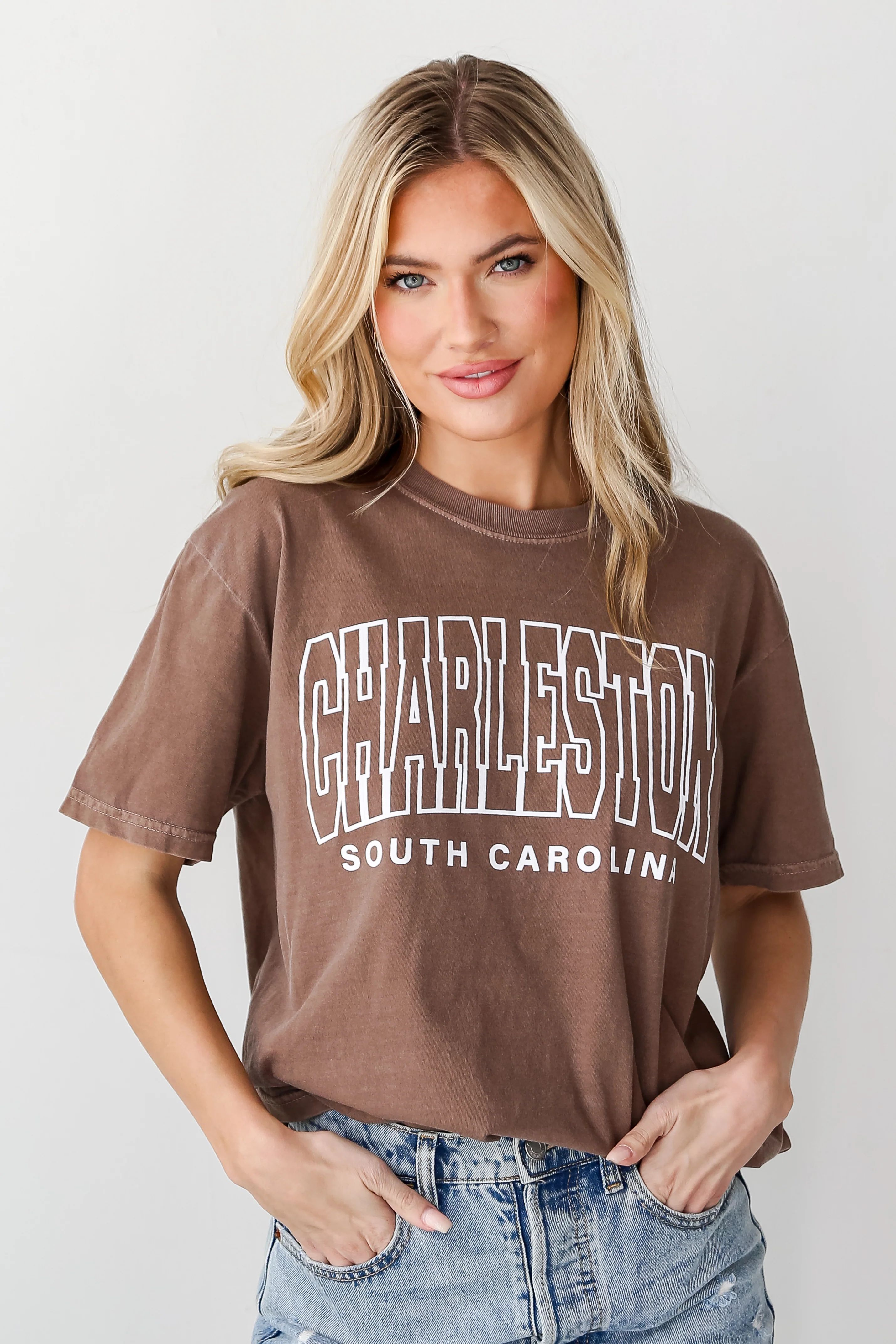 Brown Charleston South Carolina Tee | Dress Up