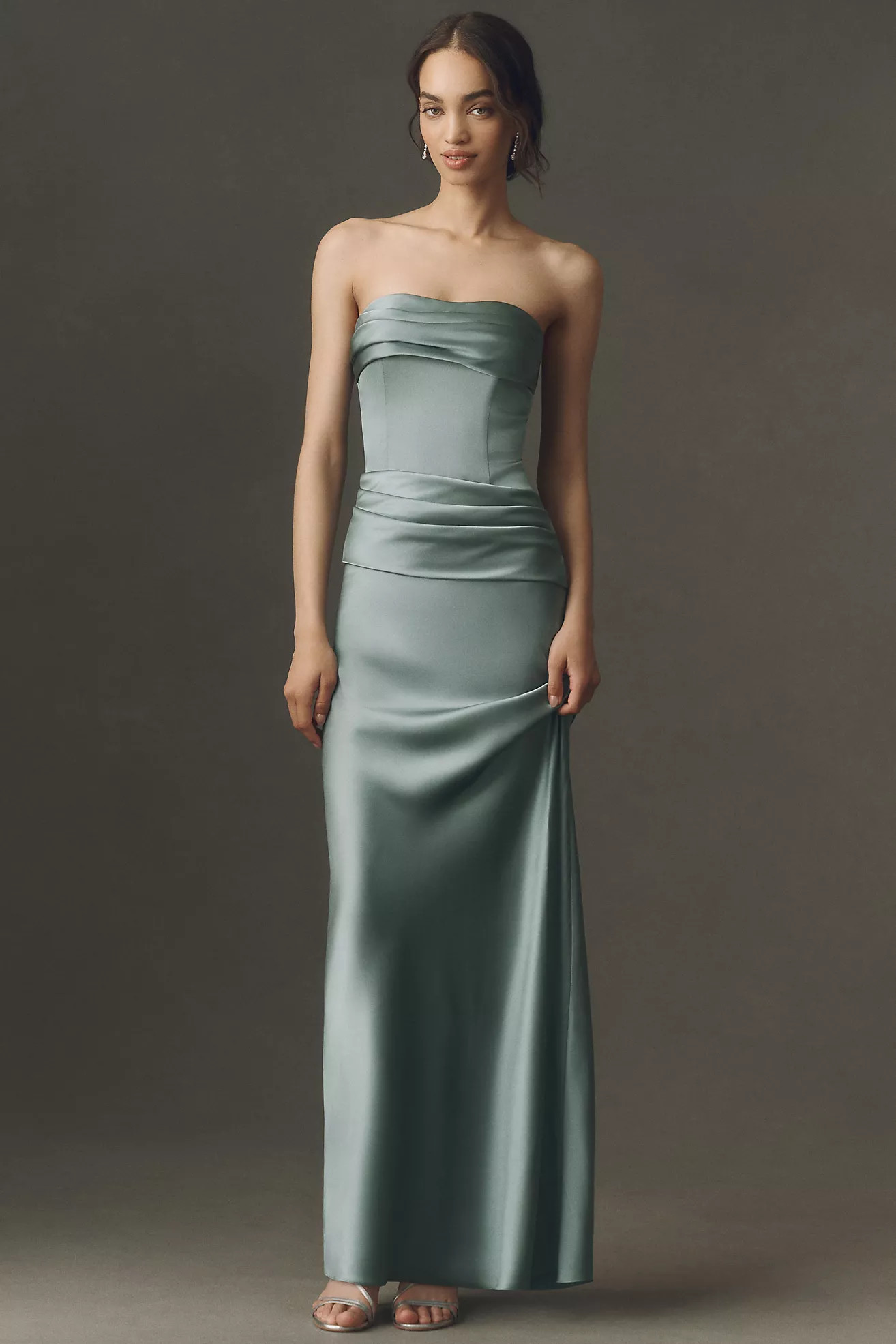 Mare Mare Isabella Strapless Ruched Corset Dress | Anthropologie (US)