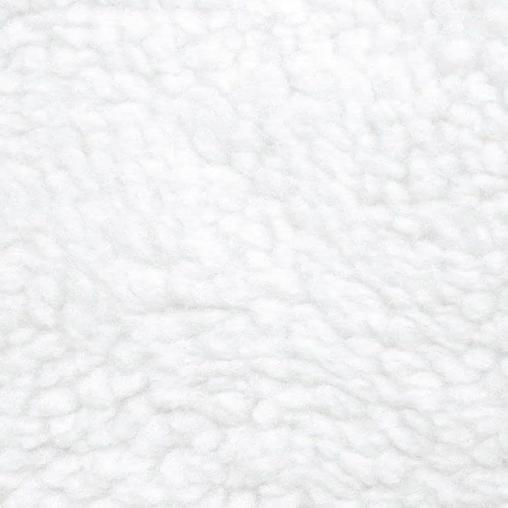 DAVID TEXTILES Solid White Sherpa Plush Fleece Fabric by The Yard Multi, 60 Inches | Amazon (US)