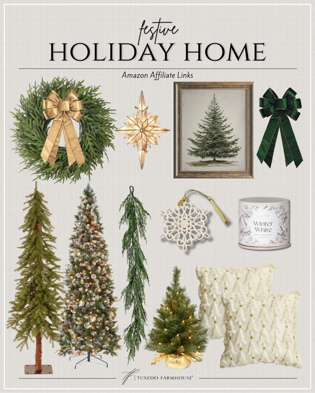 Amazon - Festive Holiday Home

Holiday decor to bring festive charm to your home!

Seasonal, home decor, holiday, wreaths, candles, swags, trees, reindeer, Christmas, snowmen, trays, bells, pillows, ornaments 

 #LTKHoliday #LTKSeasonal #LTKFindsUnder50