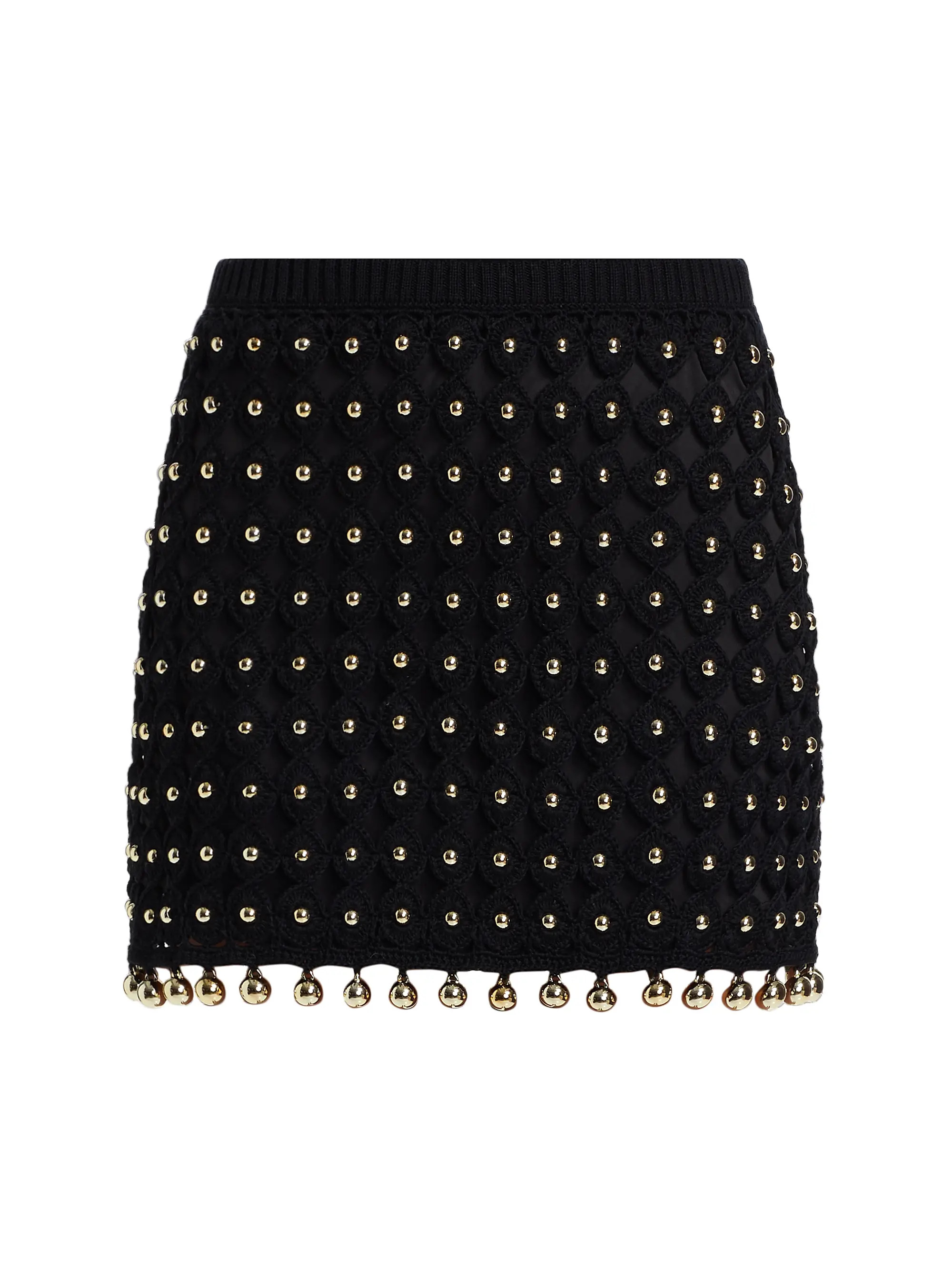 Nadia Beaded Crochet Miniskirt | Saks Fifth Avenue