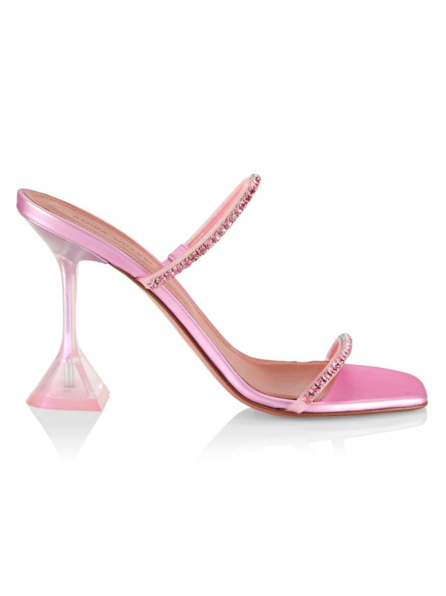 Gilda Glass Slipper Embellished Sandals | Saks Fifth Avenue