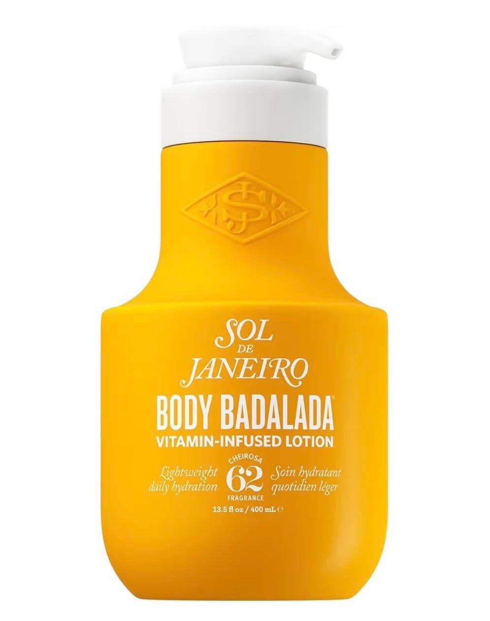 Amazon has the new Sol de Janeiro Body Badalada Vanilla Lotion on sale today for only around $27! This newer lotion with the amazing Cheirosa 62 Fragrance is a vitamin-infused body lotion that is incredibly moisturizing. Highly recommend! Use code J8JB3L1LXEB6 for the deal. 🧴

#LTKHome #LTKSaleAlert #LTKBeauty