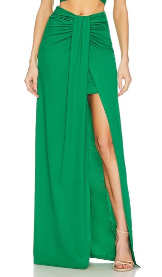 Ara Skirt in Green | Revolve Clothing (Global)