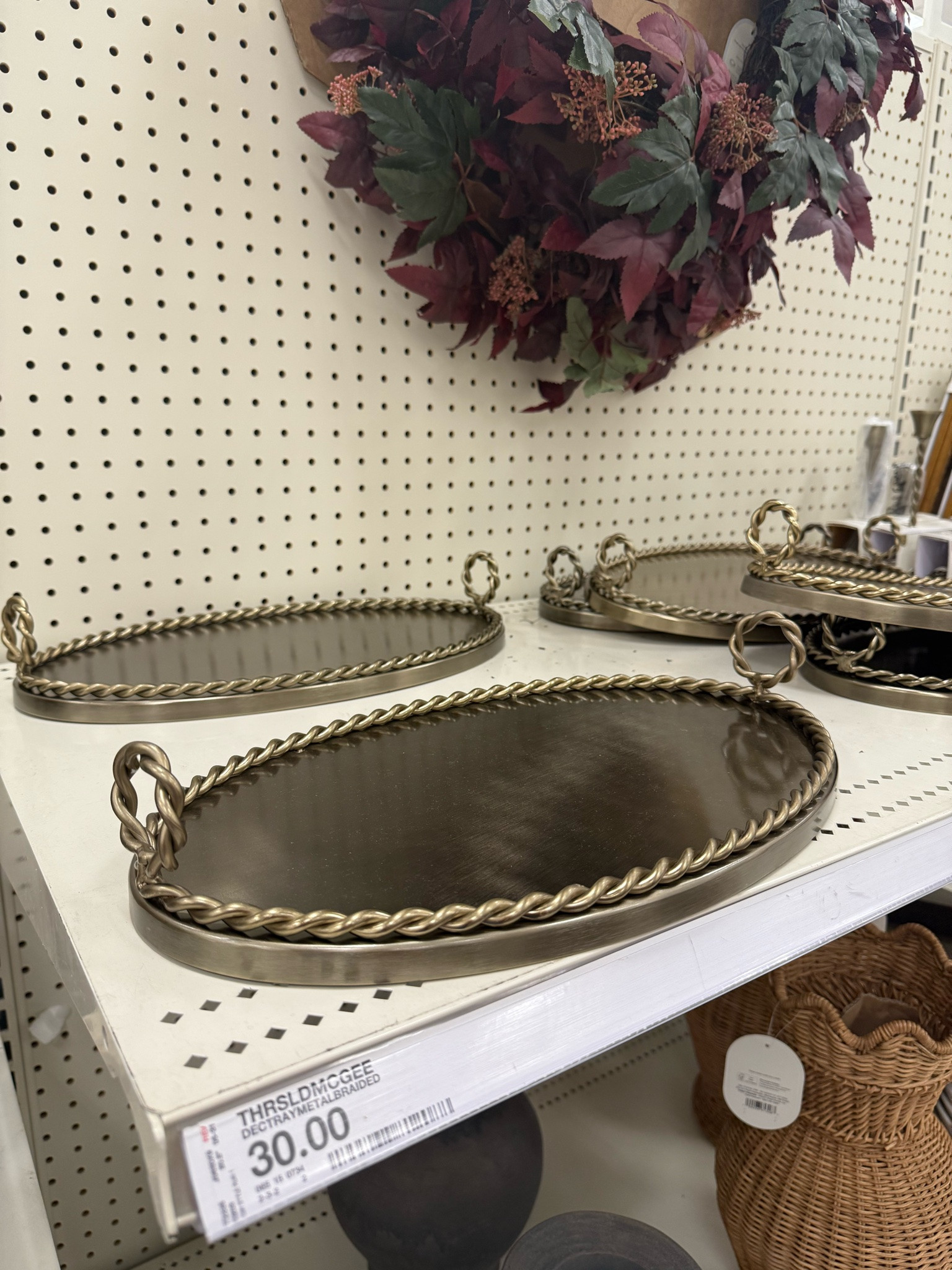 Metal decor tray @Target 

Fall home decor

#LTKmomlife #LTKSeasonal #LTKHome