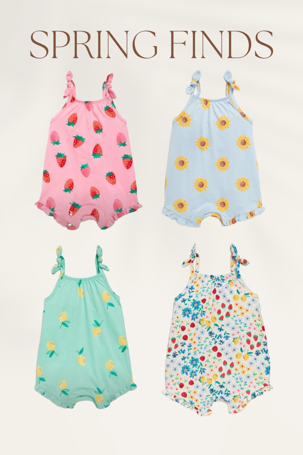 $10 baby rompers! 

Spring baby finds, baby girl, baby clothes 

#LTKBump #LTKBaby #LTKKids
