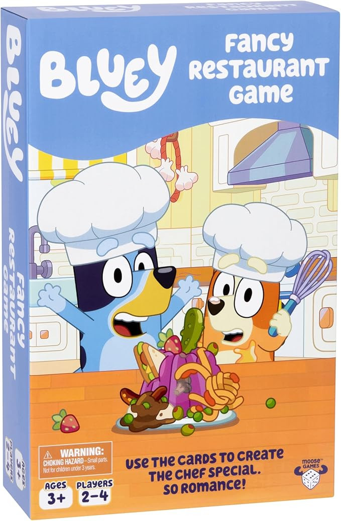 Bluey Fancy Restaurant Game, Join Bluey and Bingo as They Match Food Cards to Help Dad Prepare a ... | Amazon (CA)