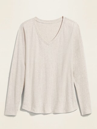 EveryWear V-Neck Long-Sleeve Tee for Women | Old Navy (US)