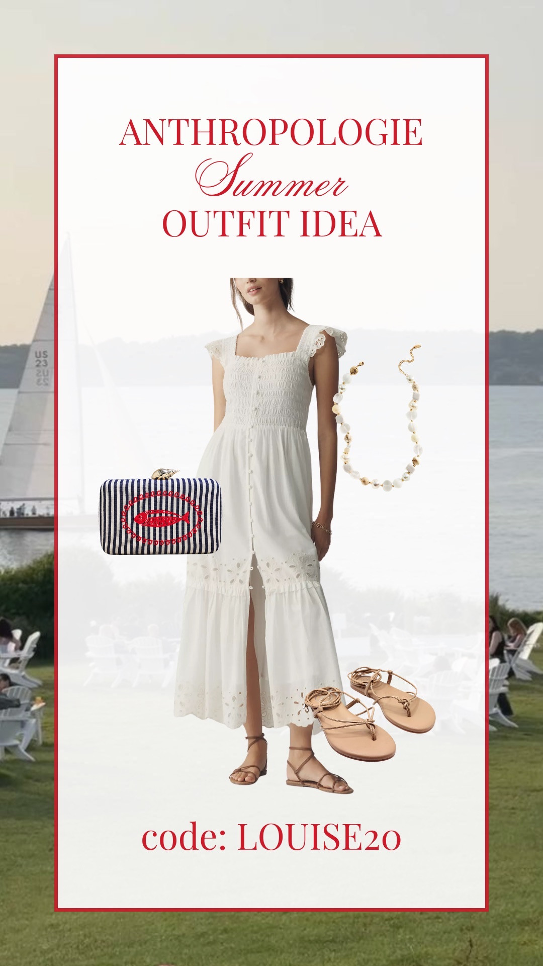 Summer outfit idea from Anthro! Code: LOUISE20 valid through 5/9/26